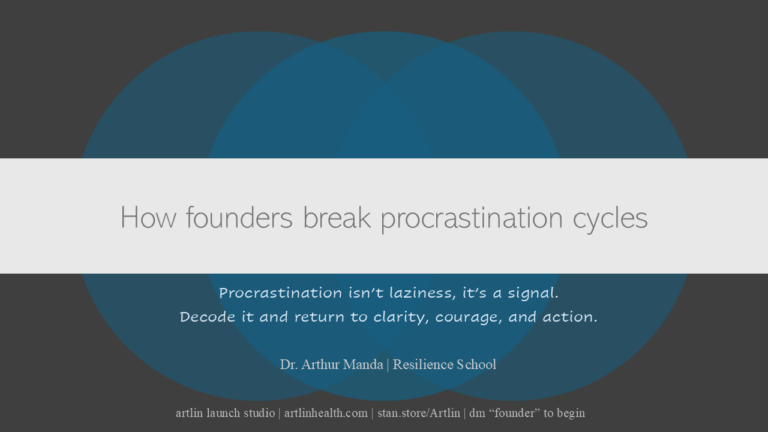 How Biotech Founders Overcome Procrastination and Rebuild Momentum