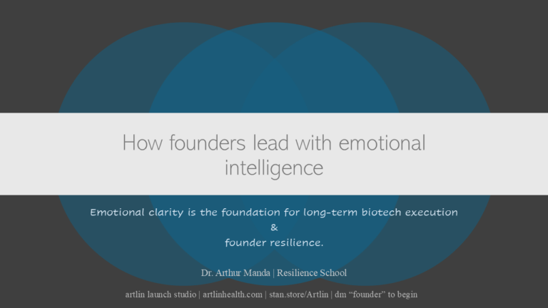 How Biotech Founders Lead with Emotional Intelligence